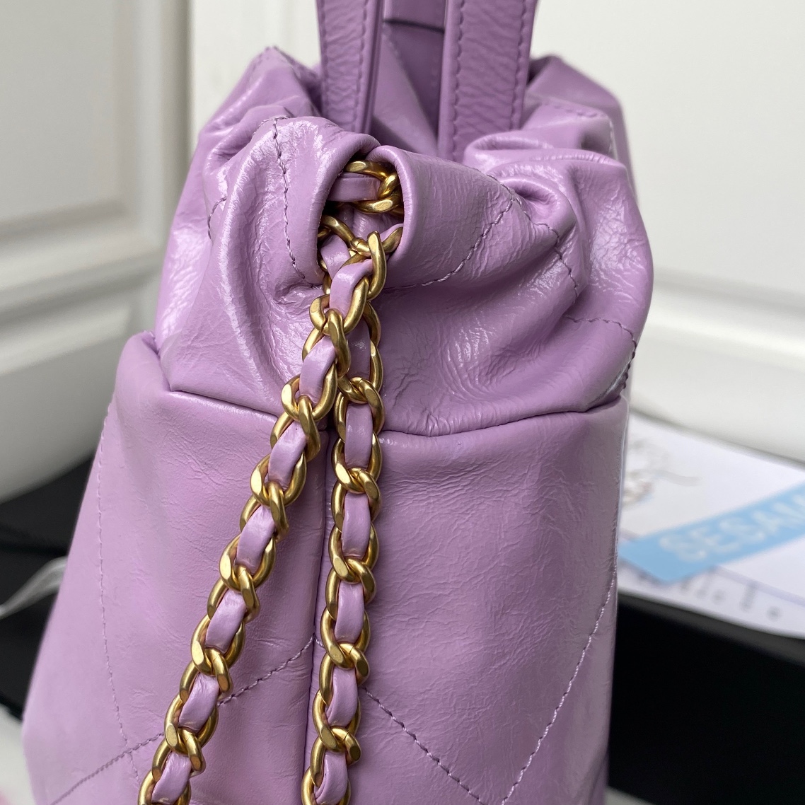 Calfskin 22 Backpack AS3133 Purple